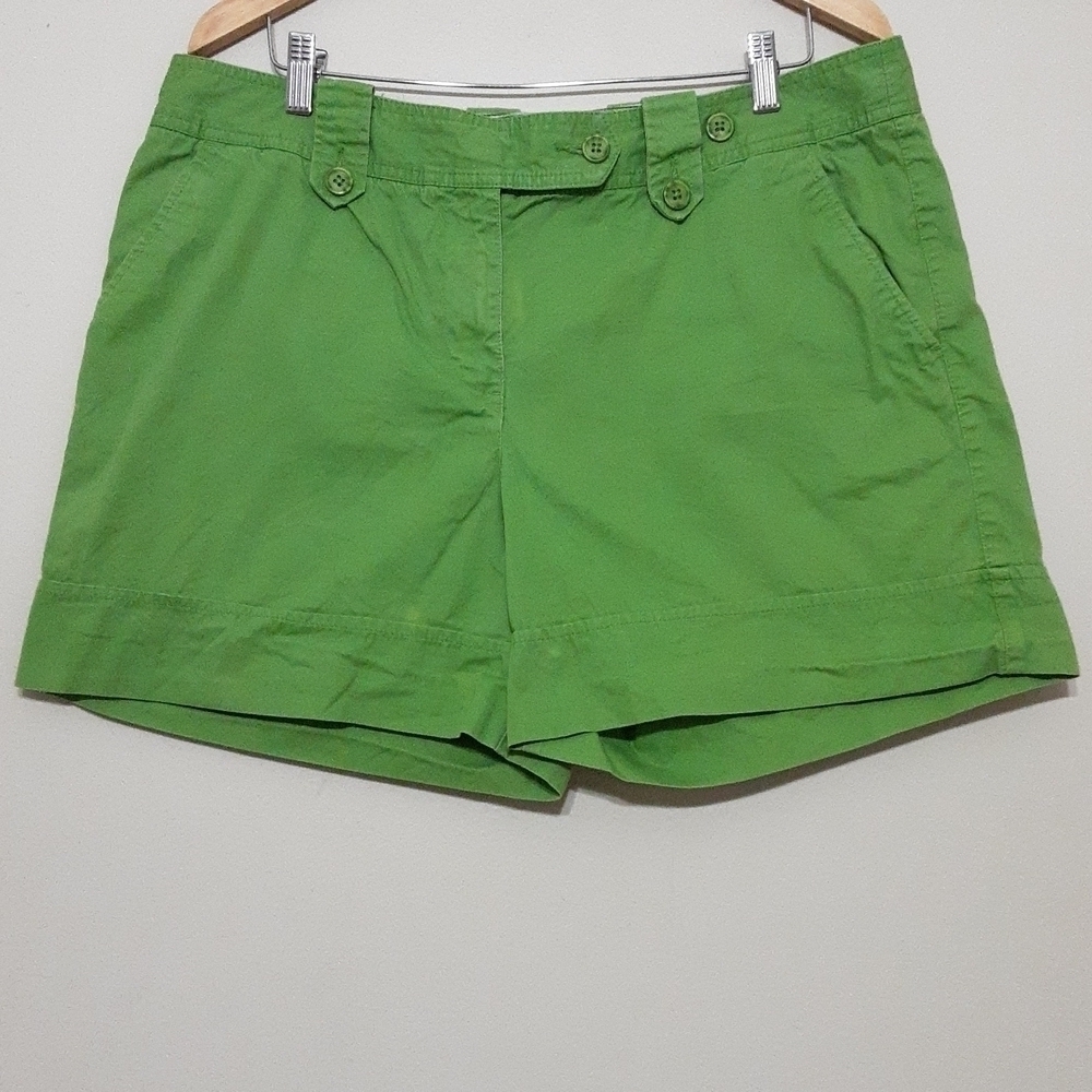 Madison women casual short 16 Green Vacation Beach Hiking Camp Y2k